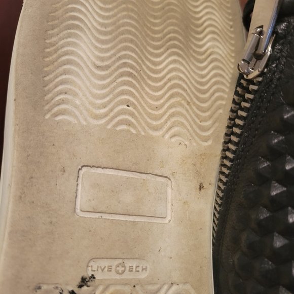 Bagatto Live Ech size 13.5 us/European 44 lace up/zipper black sneakers - Picture 14 of 15